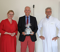 Verabschiedung von Prof. Dr. Arens im Fakultätsrat vom 6. Juli 2021.